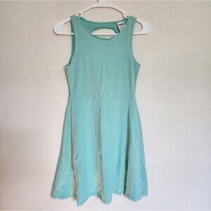 Victoria Secret Tiffany Teal Cut Out Back Ultra Mini Skater Dress Size XS